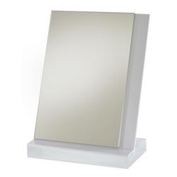 White Handle Mirror